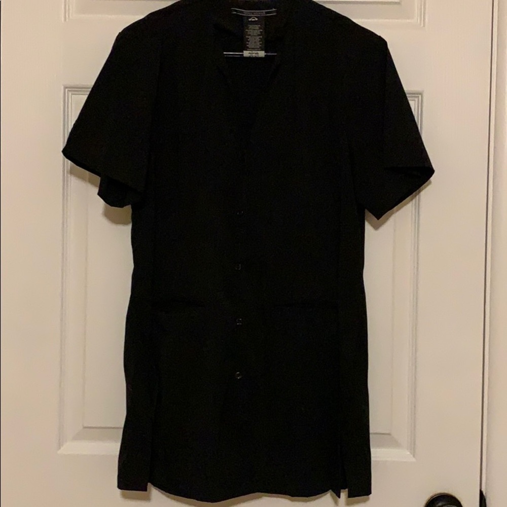 Noel Asmar black smock button front